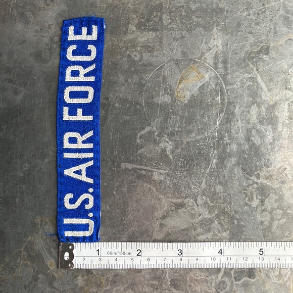 U.S. AIR FORCE blue tape patch, vintage - Picture 8 of 9